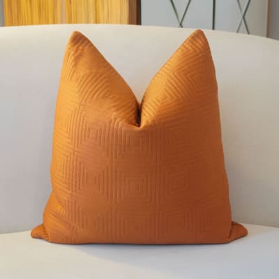 Funda de Cojín Geometric Ocre