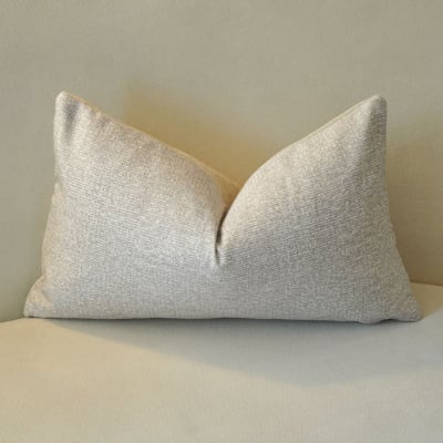 Funda de Cojín Granito Plata Rectangular
