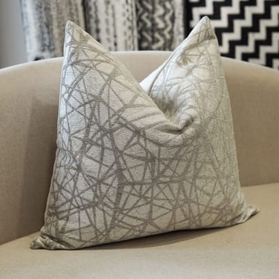 Funda de Cojín Silver Glow