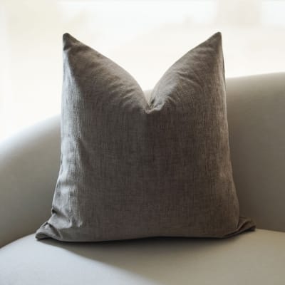 Funda de Cojín Ceniza