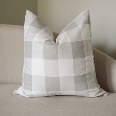 Funda de Cojín Cuadros Plomo