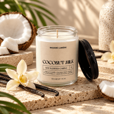 Vela Aromática Coconut Millk