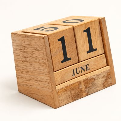 Calendario de Madera