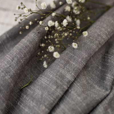 Mantel Lino Charcoal