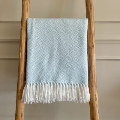 Manta Rombos Celeste