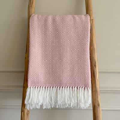 Manta Rombos Rosa
