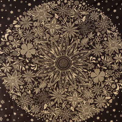 Mandala Cangrejos Beige