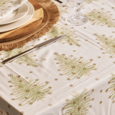 Mantel Arboles Navideños
