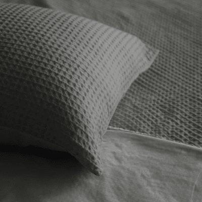 Funda Edredón Waffle Charcoal