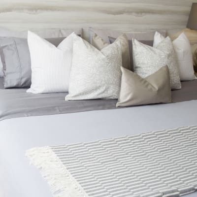 Sábanas 400 hilos Satín Charcoal