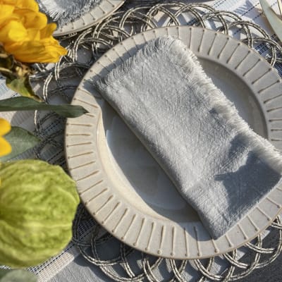 Set Servilleta Toscana Silver