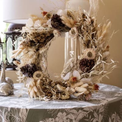 Corona Natural Navideña