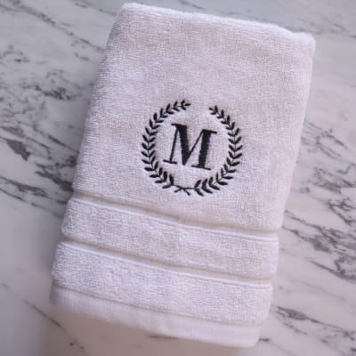 Toalla de Mano Bordado Laurel