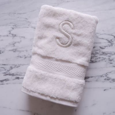 Toalla de Mano Bordado Alto Relieve