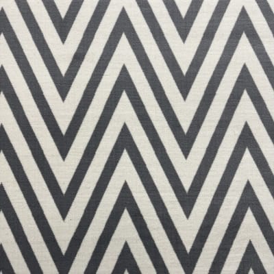 Alfombra Zigzag Gris Plata