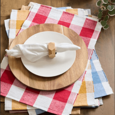 Porta Plato Madera Acacia