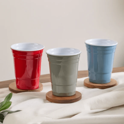 Vaso Acrílico de Colores