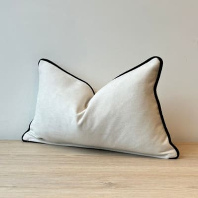 Funda de Cojín Frame Ivory Rectangular