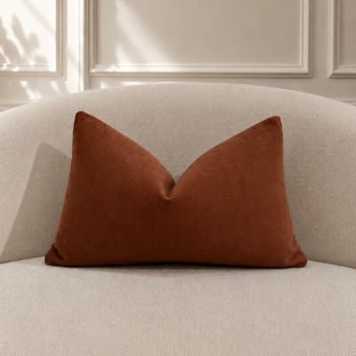 Funda de Cojín Koba Terracota Rectangular