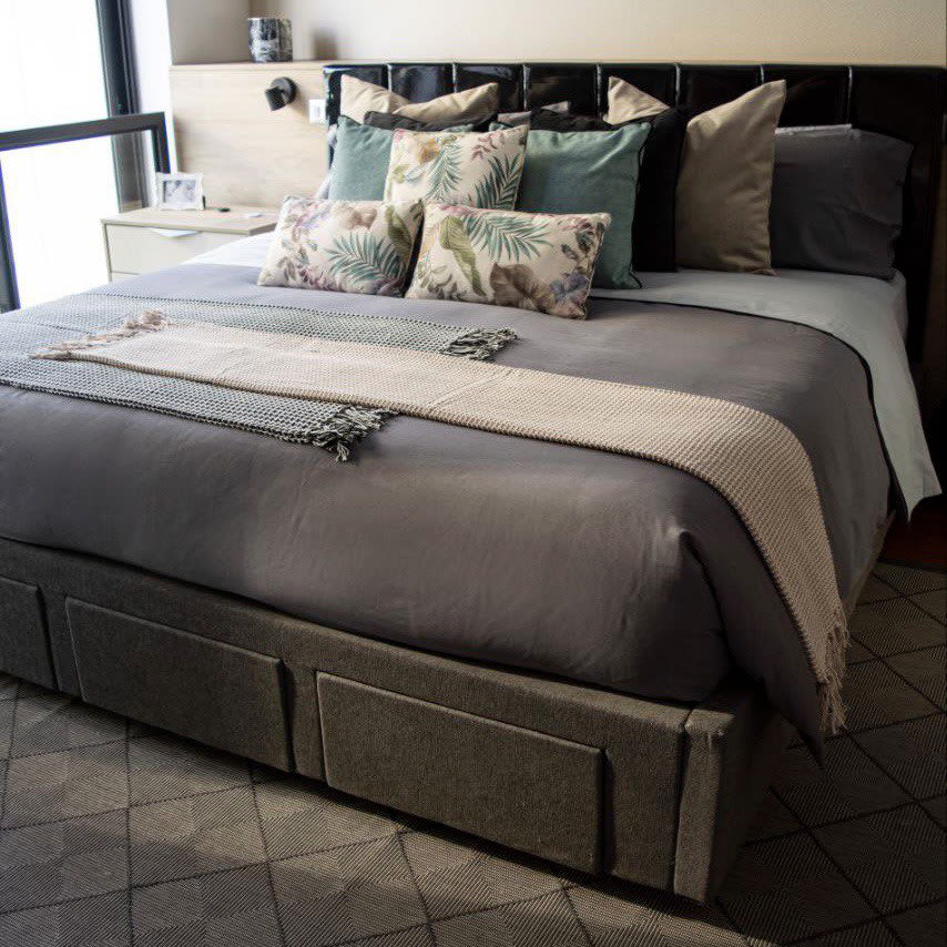 Funda Edredón Lino Charcoal1