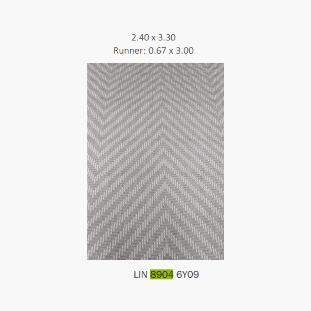 Alfombra ZigZag Bronce 2906