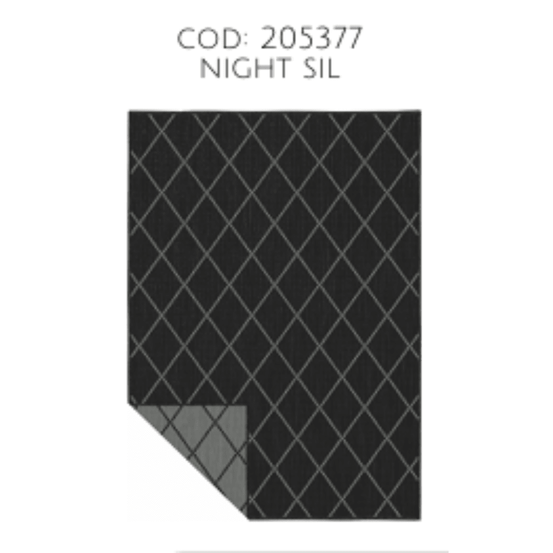 Alfombra David Night Silver 2901