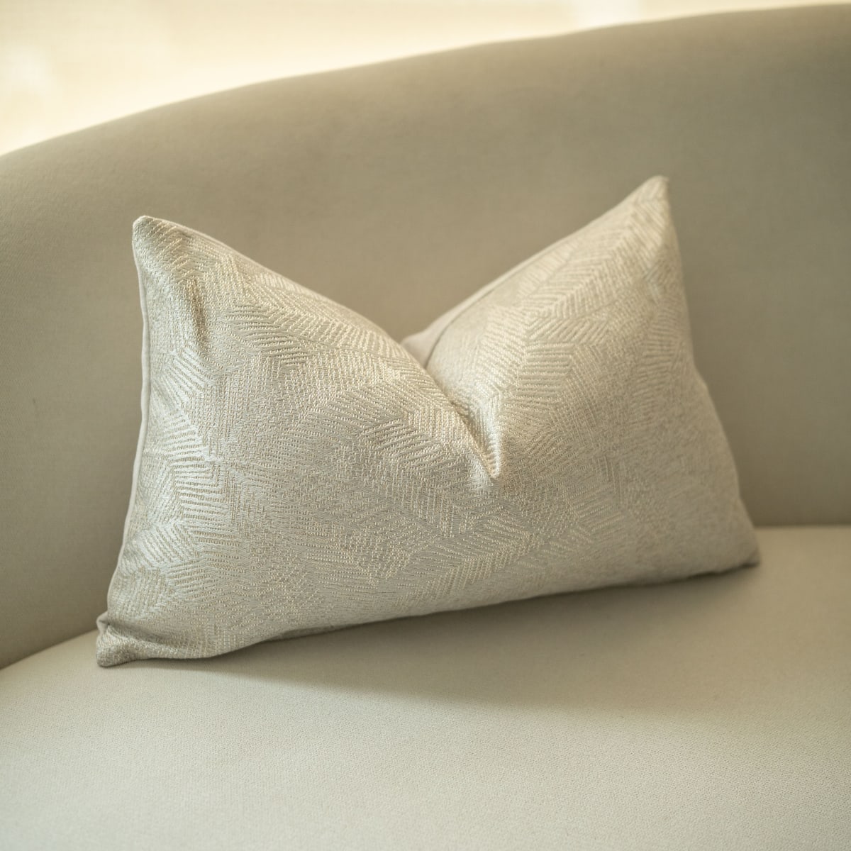 Funda de Cojín Hojas Satín Rectangular1