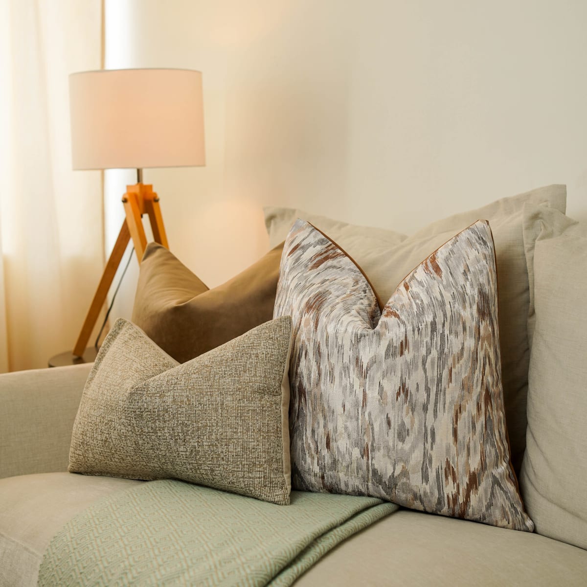 Funda de Cojin Jaspel Beige rectangular7