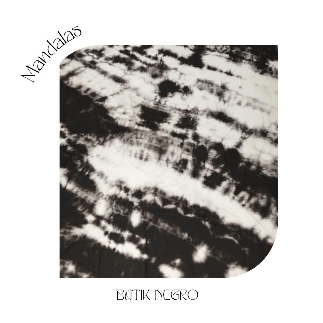 Mandala Cuadrada Batik Negro1