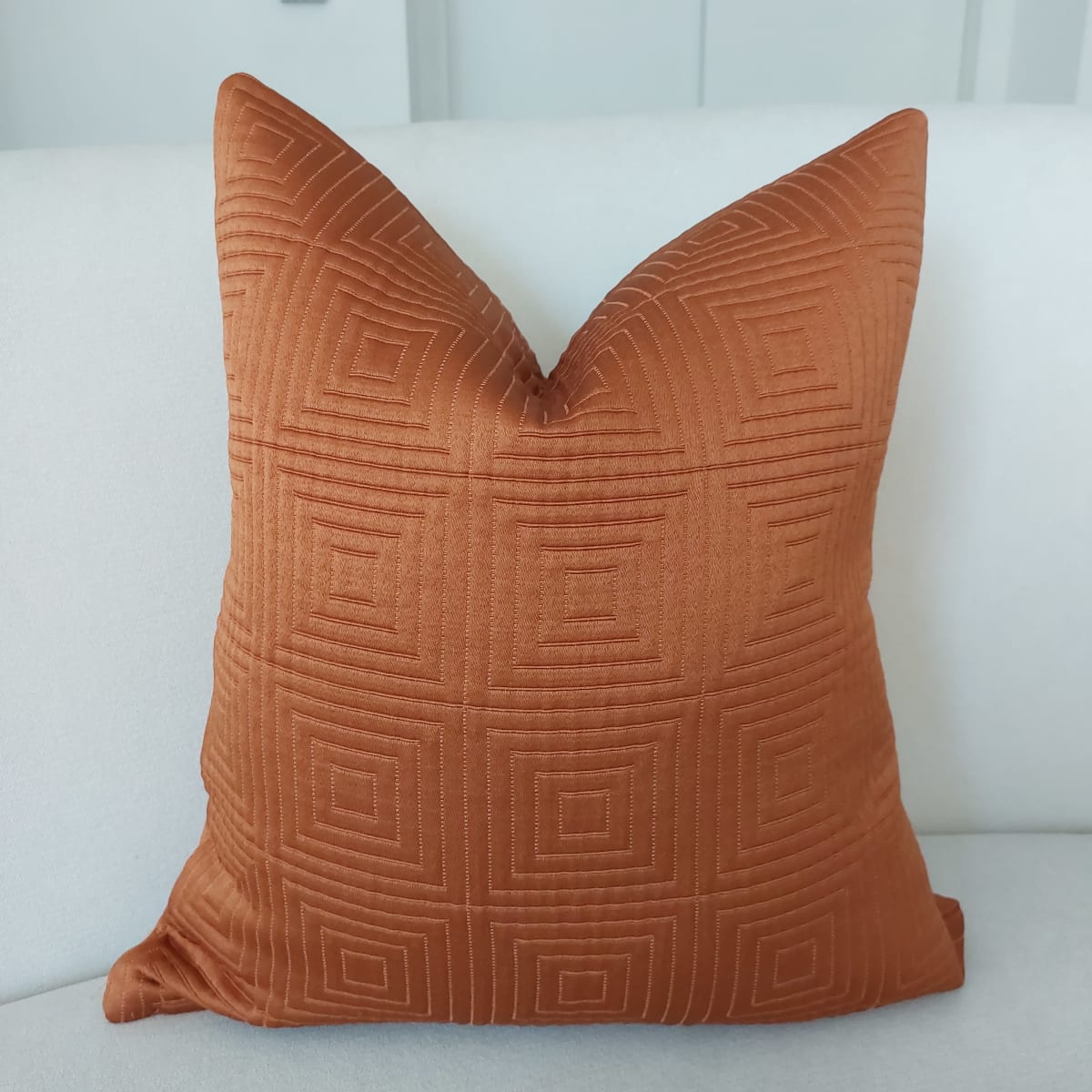 Funda de Cojín Geometric Ocre3