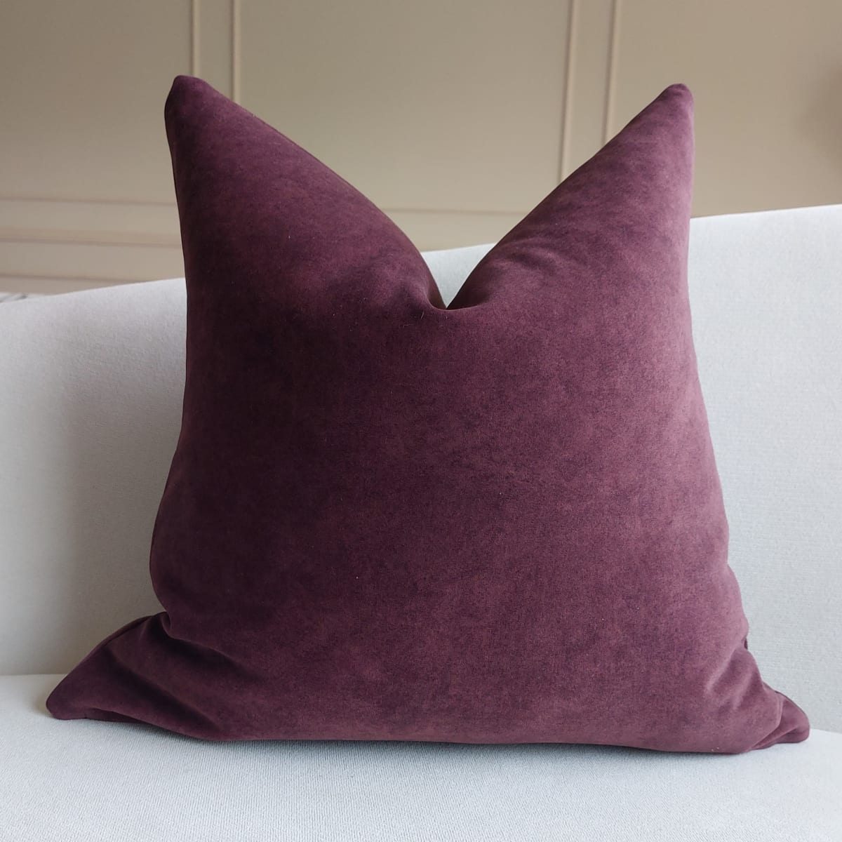 Funda de Cojín Terciopelo Uva2