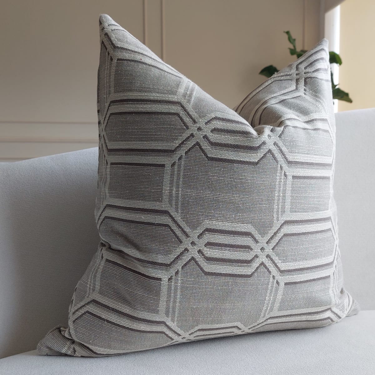 Funda de Cojín Geometrical Gray2