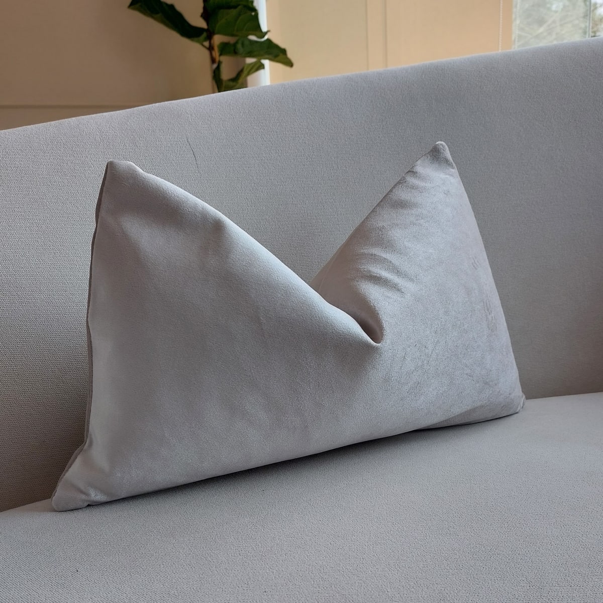 Funda de Cojin Terciopelo Rectangular Perlado1