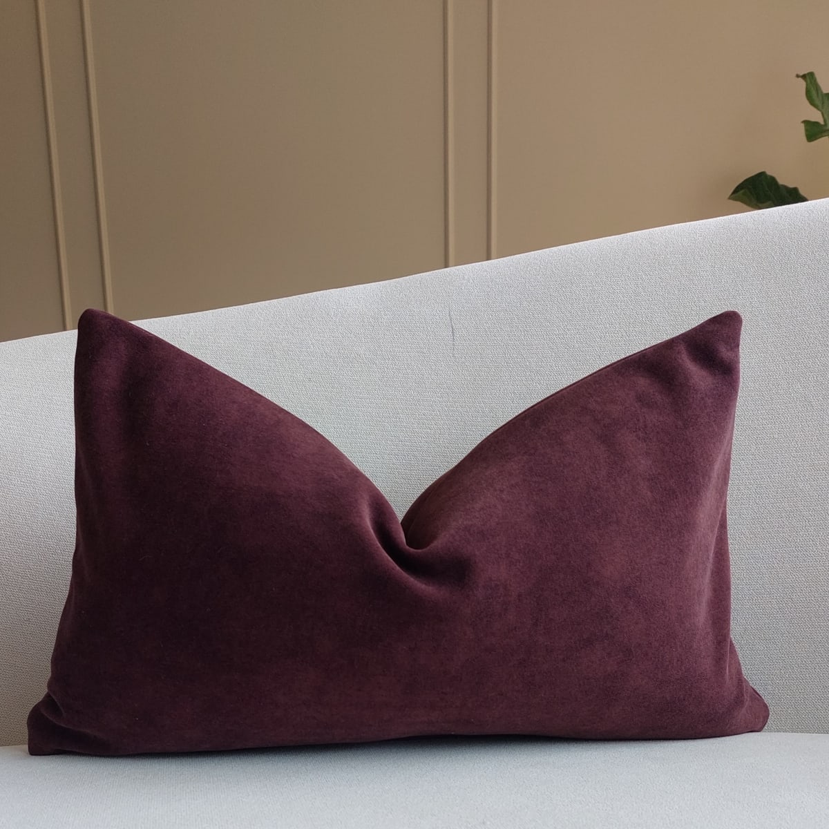 Funda de Cojín Terciopelo Uva Rectangular2