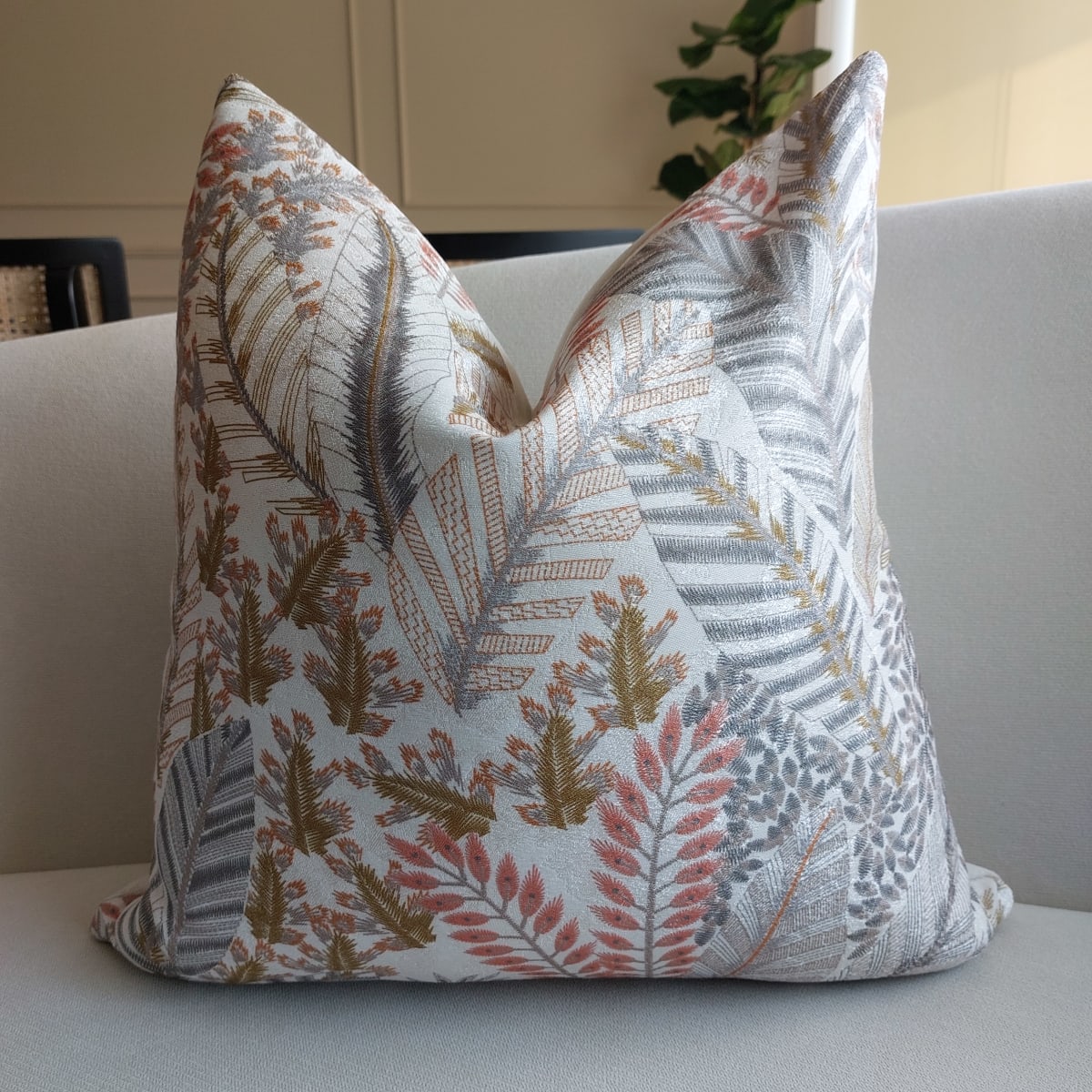 Funda de Cojin Floreado2