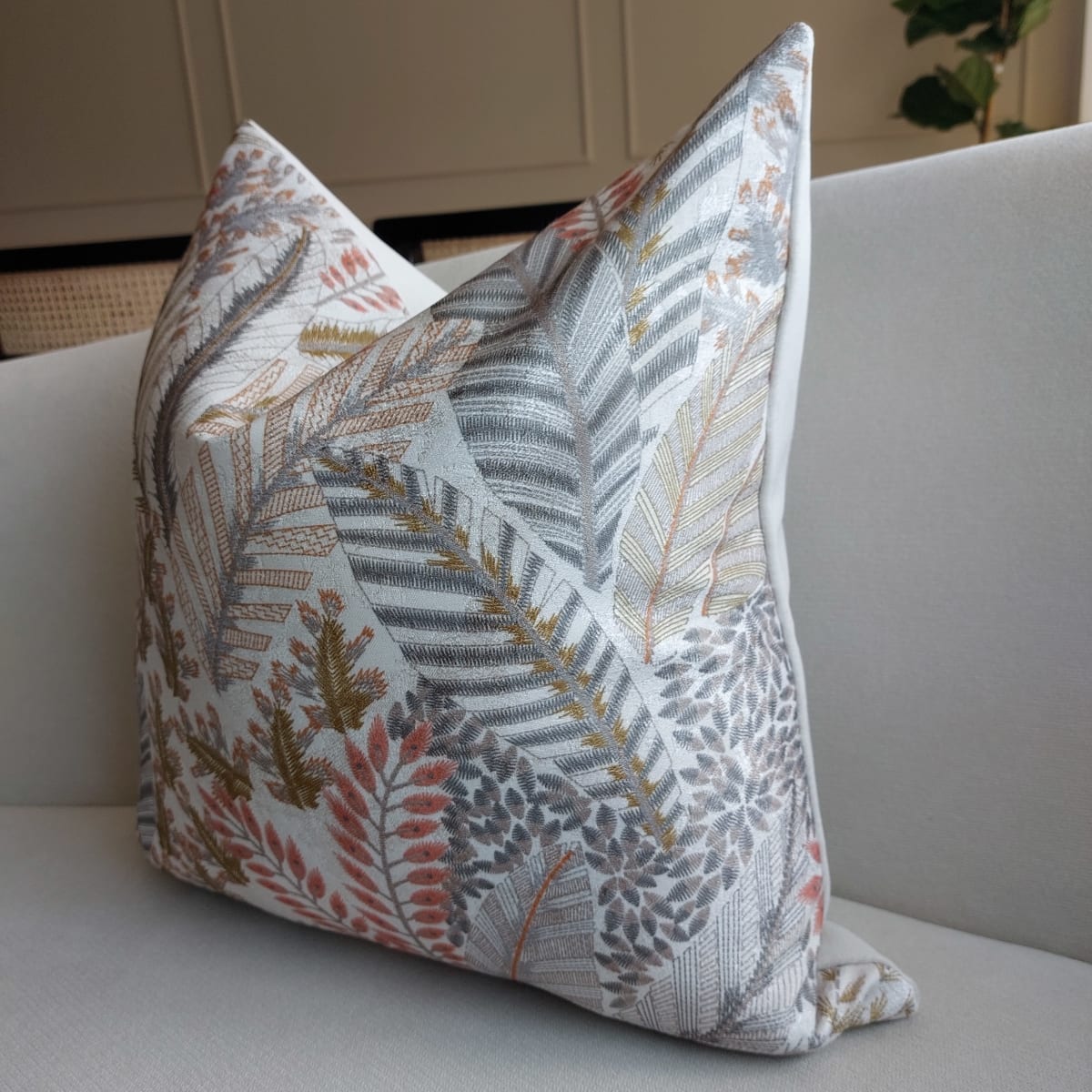 Funda de Cojin Floreado1