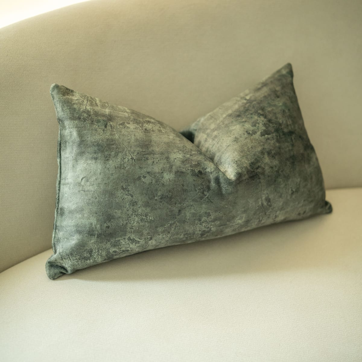 Funda de Cojín Venecia Verde Rectangular1