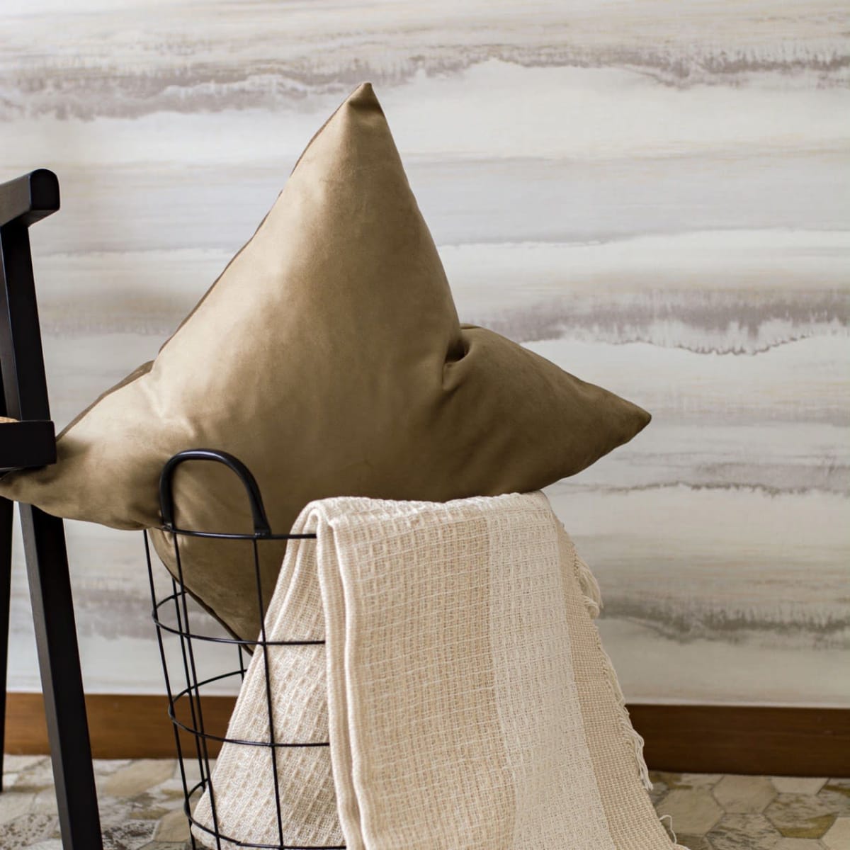 Funda de Cojin Terciopelo Bronce2