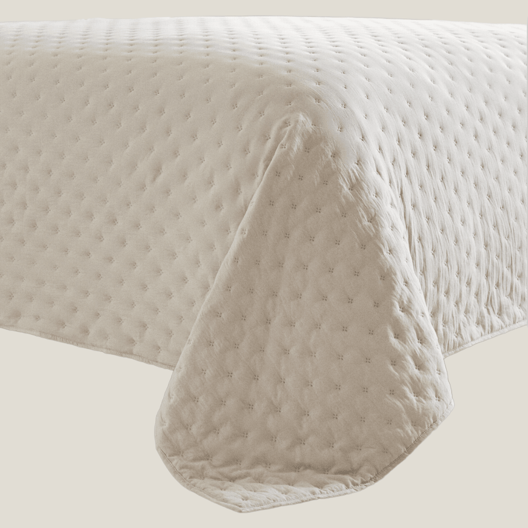 Cubrecama Calma Beige3