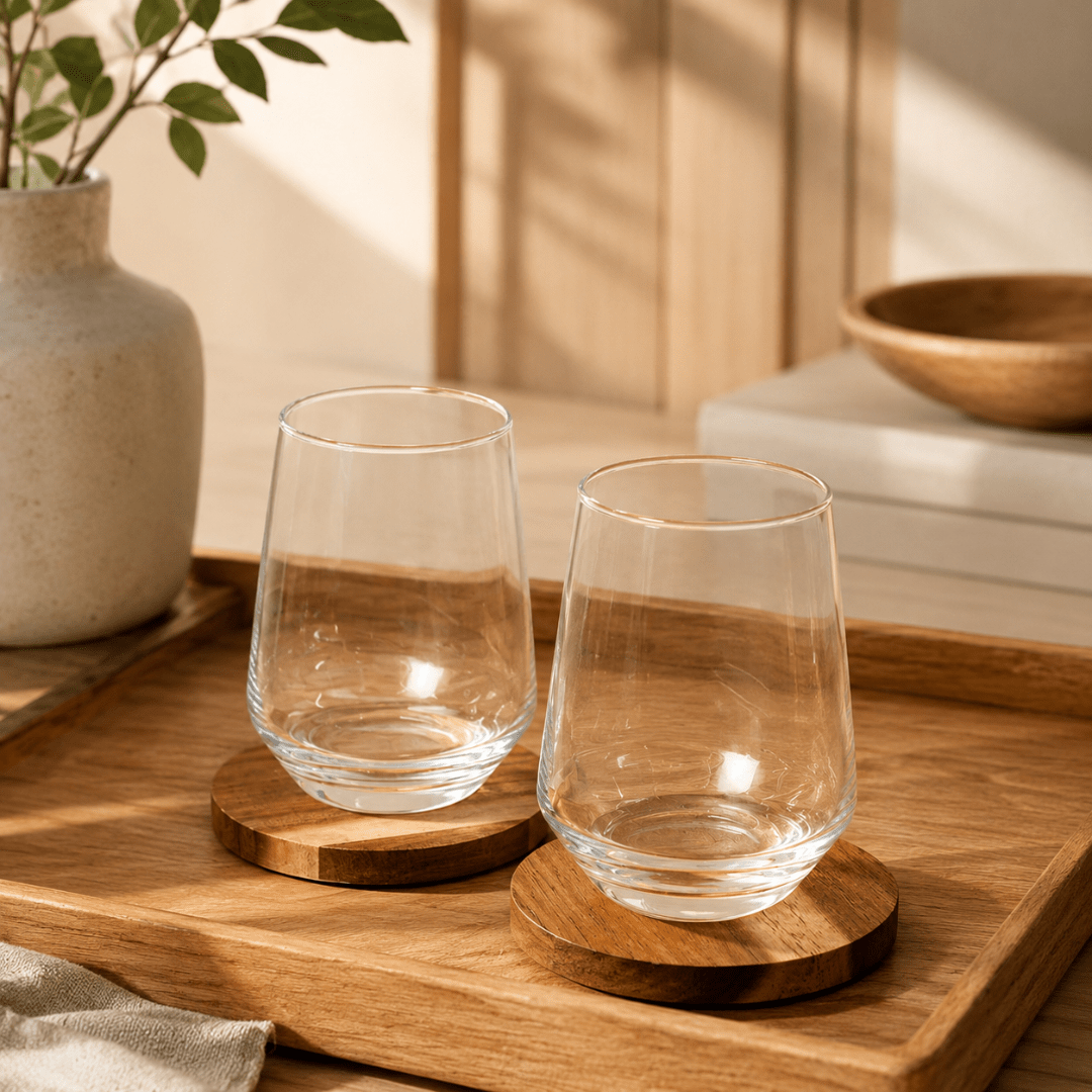 Set Vaso de Vidrio Luana1