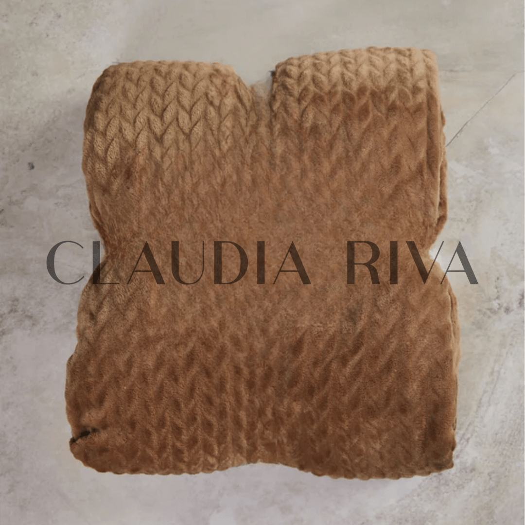 Manta Fleece Marrón1