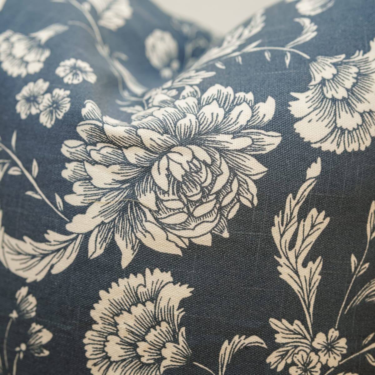 Funda de Cojin Flores Azules6