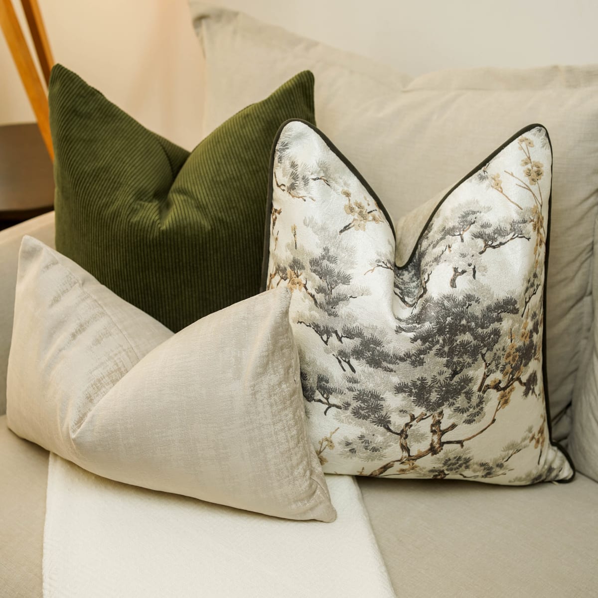 Funda de Cojín Nevada Beige Rectangular7