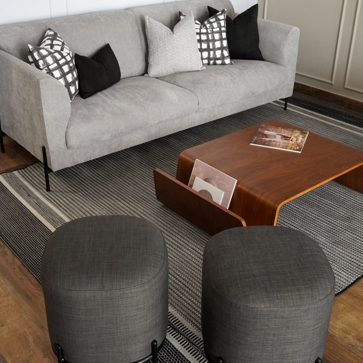 Alfombra Sierra Charcoal 3301