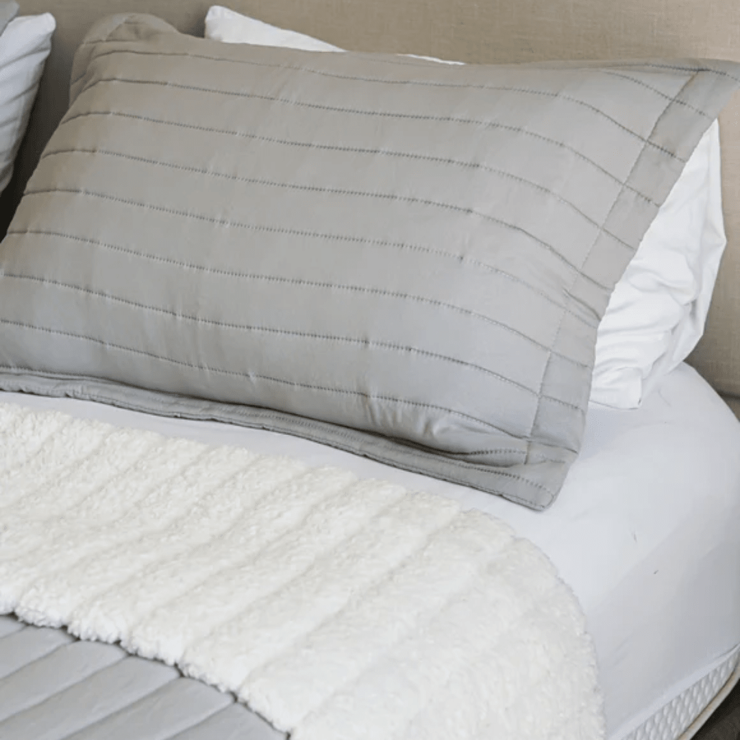 Cubrecama Gaia Sherpa Gris3