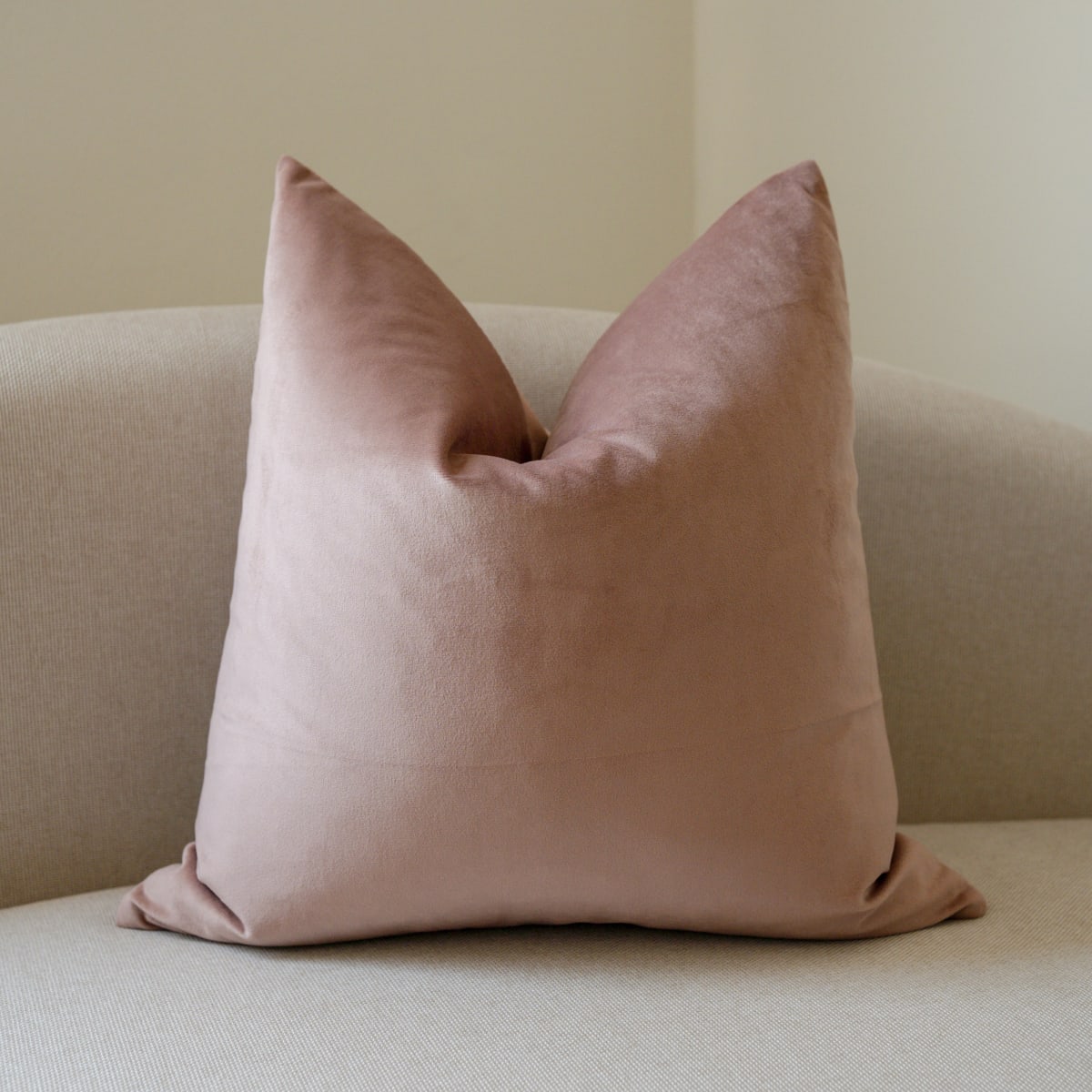 Funda de Cojín terciopelo Rosa1