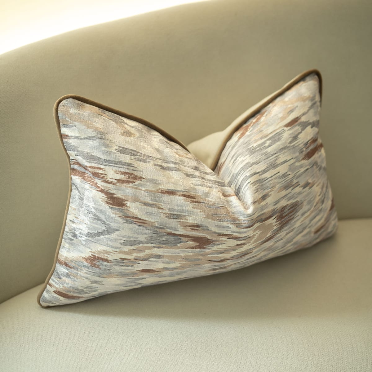 Funda de Cojin Antonella Camel Rectangular1