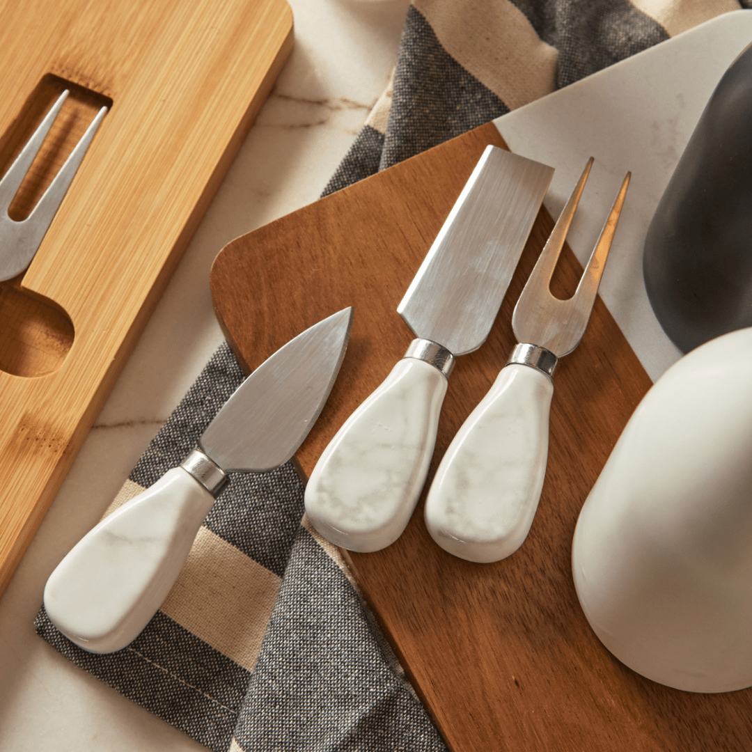 Set de Cuchillos Mármol x41