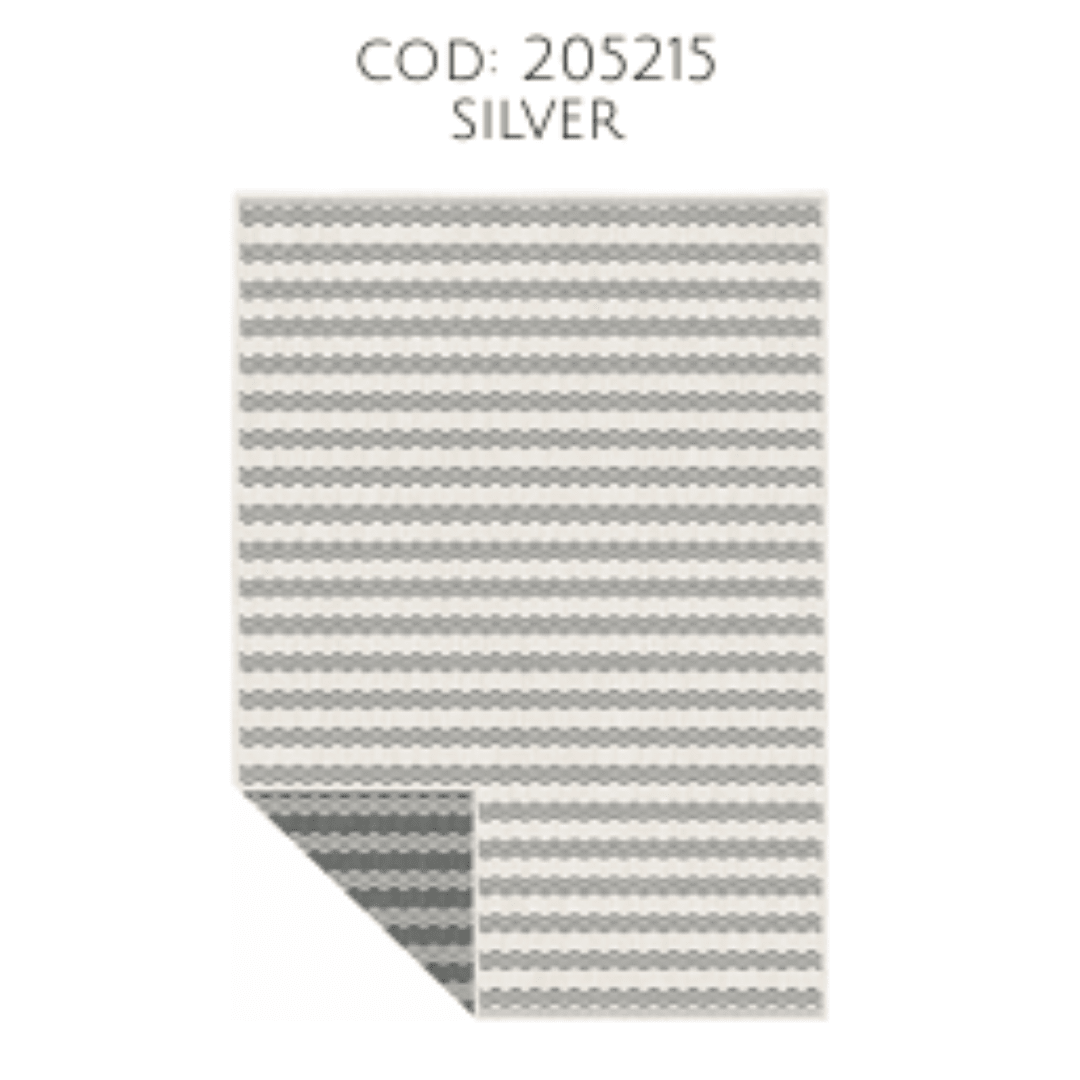 Alfombra Adán Silver 3802