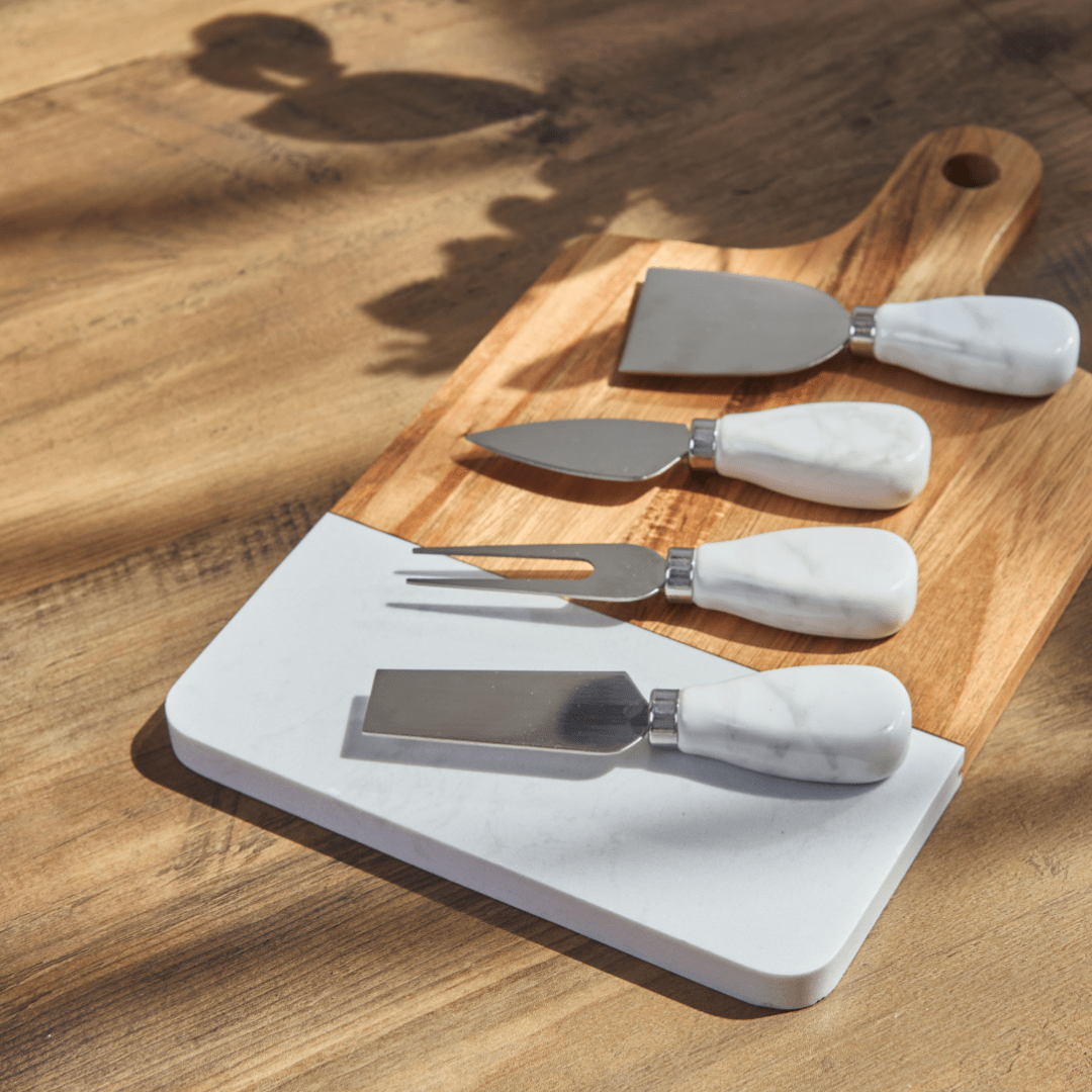 Set de Cuchillos Mármol x42